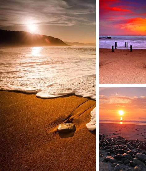 Ocean and Sunset - бесплатно скачать живые обои на Андроид телефон или планшет.