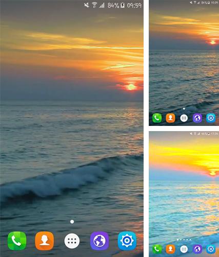 Kostenloses Android-Live Wallpaper Ozean. Vollversion der Android-apk-App Ocean by Byte Mobile für Tablets und Telefone.