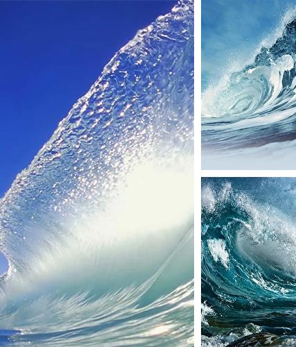 Kostenloses Android-Live Wallpaper Ozeanwellen. Vollversion der Android-apk-App Ocean waves by Fusion Wallpaper für Tablets und Telefone.