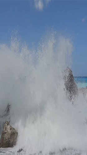 Fondos de pantalla animados a Ocean waves by mathias stavrou para Android. Descarga gratuita fondos de pantalla animados Las olas del mar.