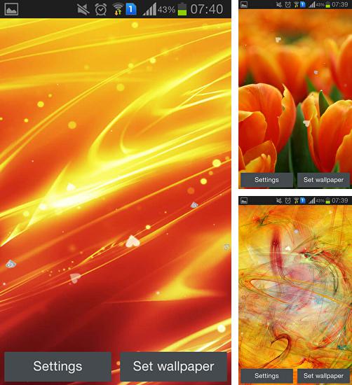 Download live wallpaper Orange for Android. Get full version of Android apk livewallpaper Orange for tablet and phone.