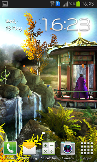 Oriental garden 3D für Android spielen. Live Wallpaper Orientaler Garten 3D kostenloser Download.