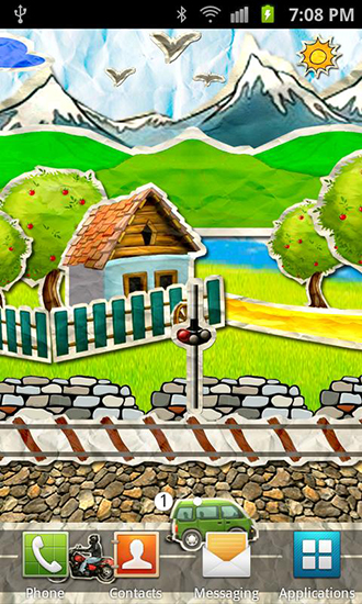 Download livewallpaper Paper train for Android. Get full version of Android apk livewallpaper Paper train for tablet and phone.