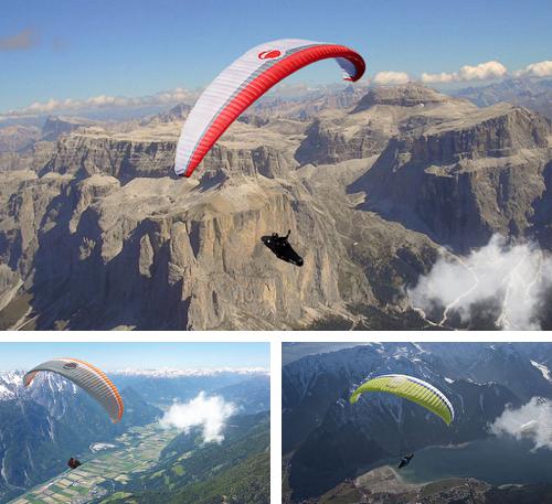 Kostenloses Android-Live Wallpaper Paragliding. Vollversion der Android-apk-App Paragliding für Tablets und Telefone.
