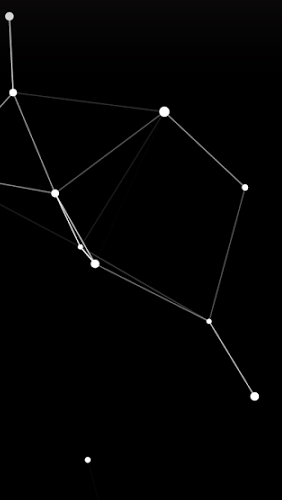 Papeis de parede animados Constelações de partículas para Android. Papeis de parede animados Particle Constellations para download gratuito.