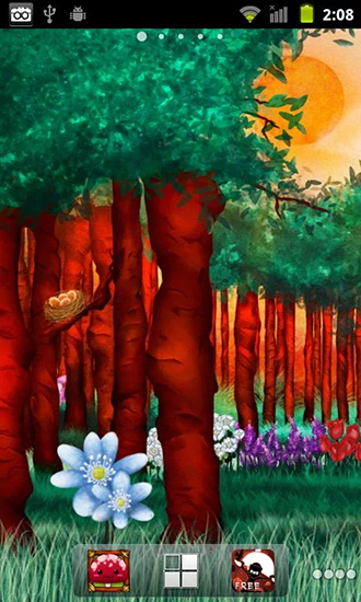 Peaceful forest für Android spielen. Live Wallpaper Friedlicher Wald kostenloser Download.