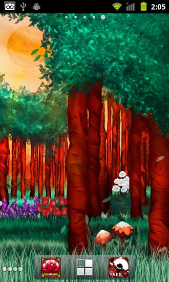 Screenshots von Peaceful forest für Android-Tablet, Smartphone.
