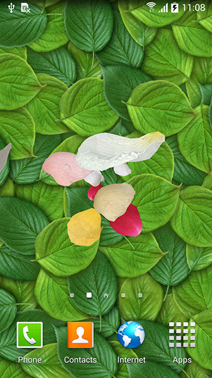 Téléchargement gratuit de Petals 3D by Blackbird wallpapers pour Android.
