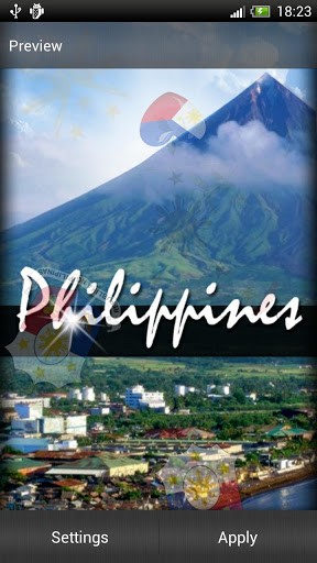 Philippines für Android spielen. Live Wallpaper Philippinen kostenloser Download.