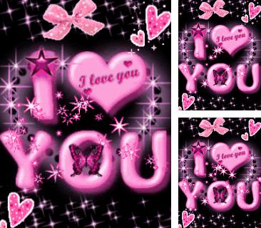 Kostenloses Android-Live Wallpaper Pink: Ich liebe dich. Vollversion der Android-apk-App Pink: I love you für Tablets und Telefone.