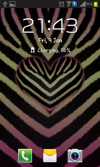 Screenshots of the Pink zebra for Android tablet, phone.