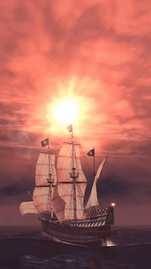 Pirate Ship 3D live wallpaper for