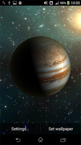 Screenshots of the Planets by H21 lab for Android tablet, phone.