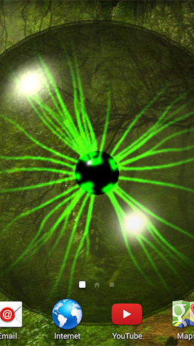 Screenshots of the Plasma orb for Android tablet, phone.