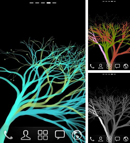 In addition to live wallpaper Circuitry for Android phones and tablets, you can also download Plasma tree for free.