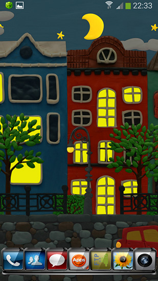 Screenshots of the Plasticine town for Android tablet, phone.