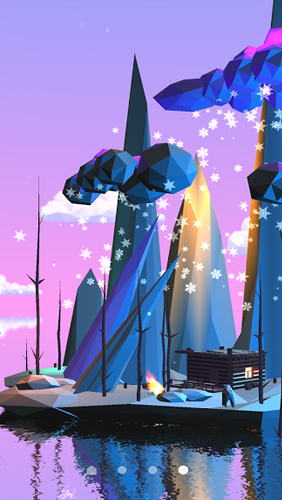 Screenshots of the Poly Island for Android tablet, phone.