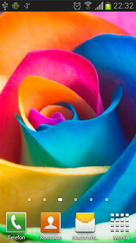 Screenshots of the Rainbow roses for Android tablet, phone.