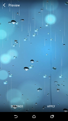 Screenshots von Rainy day by Dynamic Live Wallpapers für Android-Tablet, Smartphone.