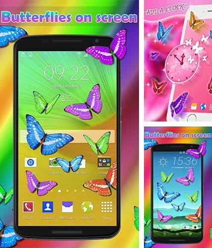 Real butterflies - бесплатно скачать живые обои на Андроид телефон или планшет.