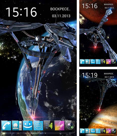Kostenloses Android-Live Wallpaper Echtes All 3D. Vollversion der Android-apk-App Real space 3D für Tablets und Telefone.