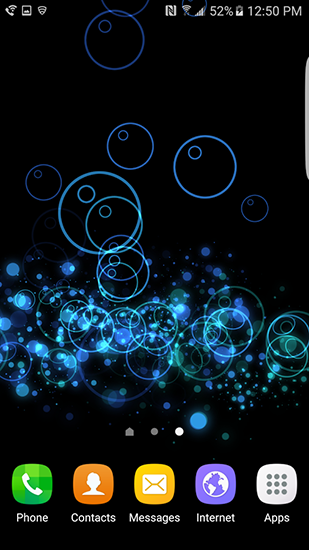 Screenshots of the Retro abstract 3D for Android tablet, phone.