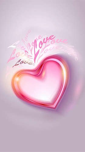 Romantic hearts für Android spielen. Live Wallpaper Romantische Herzen kostenloser Download.