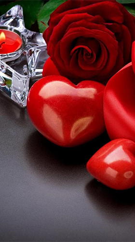 Screenshots von Roses 3D by Happy live wallpapers für Android-Tablet, Smartphone.