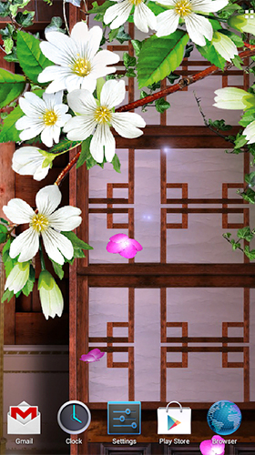 Screenshots of the Sakura by BlackBird Wallpapers for Android tablet, phone.