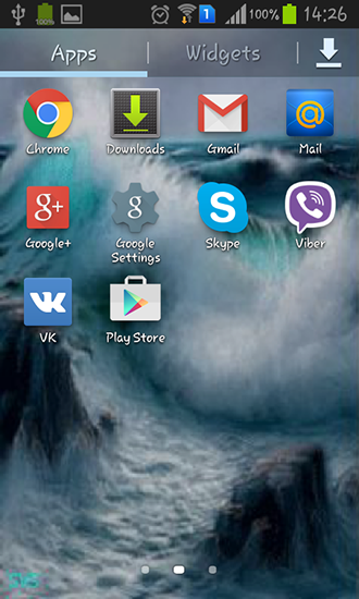 Téléchargement gratuit de Sea waves pour Android.