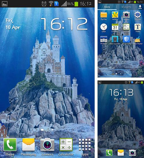 Kostenloses Android-Live Wallpaper Meereswelt. Vollversion der Android-apk-App Sea world für Tablets und Telefone.
