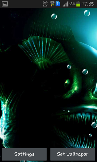 Screenshots of the Seas monsters for Android tablet, phone.