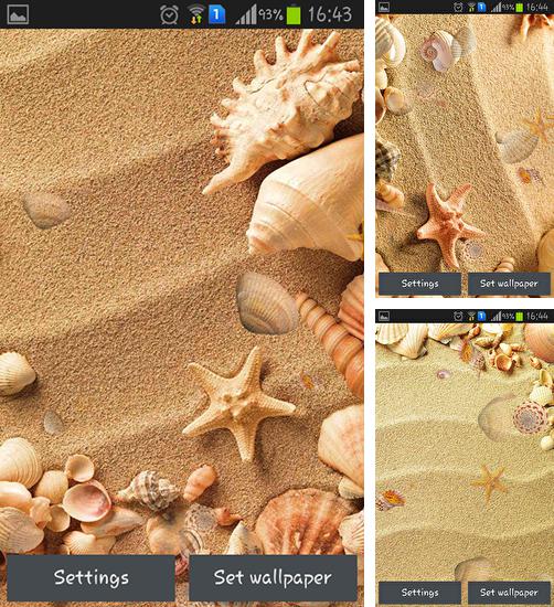 In addition to live wallpaper Lightning storm 3D for Android phones and tablets, you can also download Seashell for free.