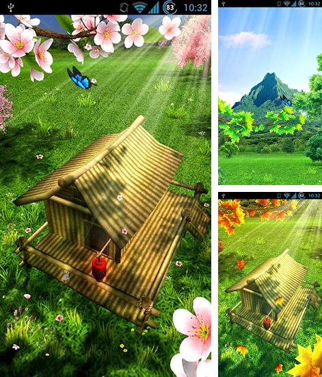 In addition to live wallpaper Mountain by Wasabi for Android phones and tablets, you can also download Seasons 3D for free.