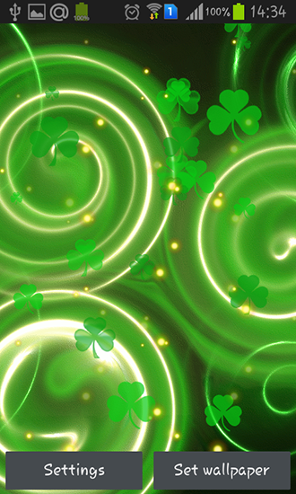 Screenshots of the Shamrock for Android tablet, phone.