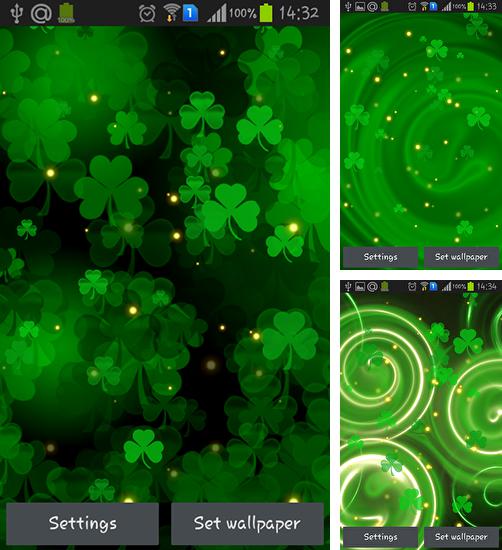 In addition to live wallpaper Aquarium with sharks for Android phones and tablets, you can also download Shamrock for free.