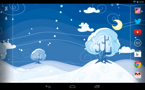 Kostenloses Android-Live Wallpaper Sibirische Nacht. Vollversion der Android-apk-App Siberian night für Tablets und Telefone.