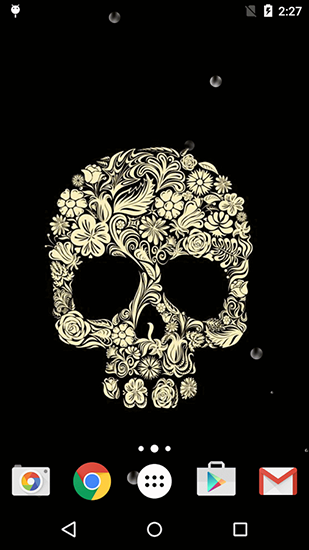 Papeis de parede animados Crânios HD para Android. Papeis de parede animados Skulls HD para download gratuito.