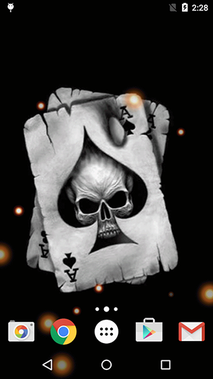 Screenshots of the Skulls HD for Android tablet, phone.