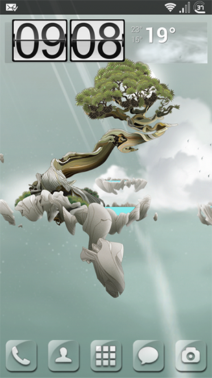 Télécharger le fond d'écran animé gratuit Les îles célestes . Obtenir la version complète app apk Android Sky islands pour tablette et téléphone.