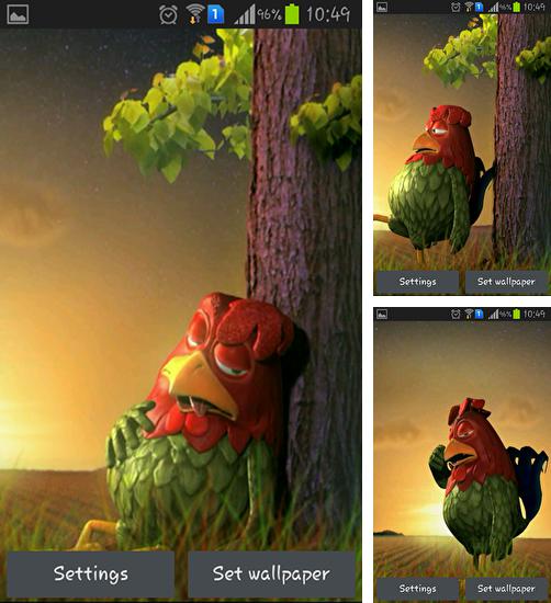 In addition to live wallpaper Owl by Live Wallpapers 3D for Android phones and tablets, you can also download Sleep cock for free.