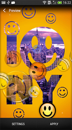 Screenshots of the Smiley for Android tablet, phone.