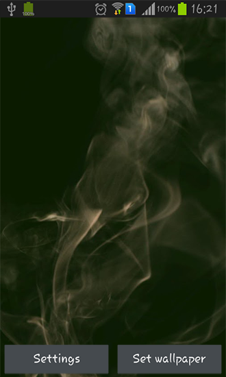 Screenshots of the Smoke for Android tablet, phone.