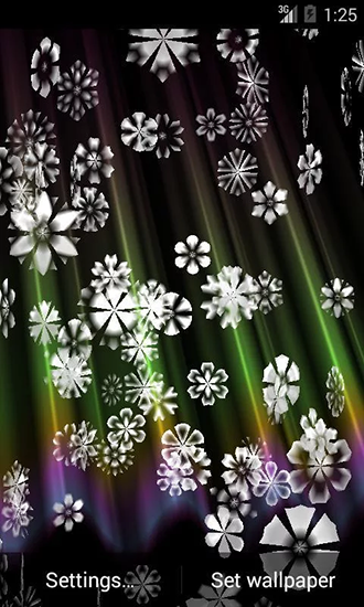 Snow 3D für Android spielen. Live Wallpaper Schnee 3D kostenloser Download.