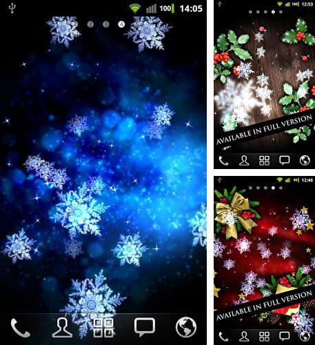 Télécharger le fond d'écran animé gratuit Les étoiles de neige  . Obtenir la version complète app apk Android Snow stars pour tablette et téléphone.