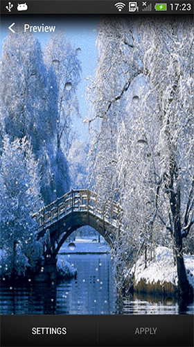 安卓平板、手机Snowfall by Live Wallpaper HD 3D截图。