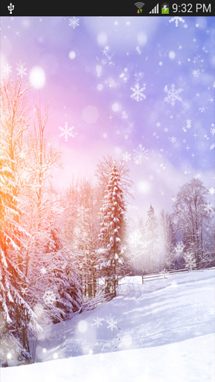 Snowfall live wallpaper for Android. Snowfall free download for tablet and  phone.