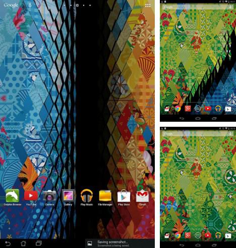 Télécharger le fond d'écran animé gratuit Sotchi 2014: Motif animé  . Obtenir la version complète app apk Android Sochi 2014: Live pattern pour tablette et téléphone.