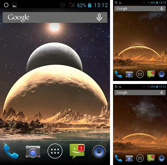 Zusätzlich zum Live Wallpaper Frische Blätter für Android Mobiltelefone und Tablets, können Sie auch Space Mars: Star, Space Mars: Stern kostenlos herunterladen.