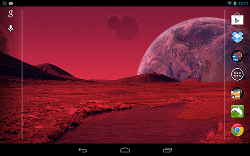 Space world für Android spielen. Live Wallpaper Weltraumwelt kostenloser Download.
